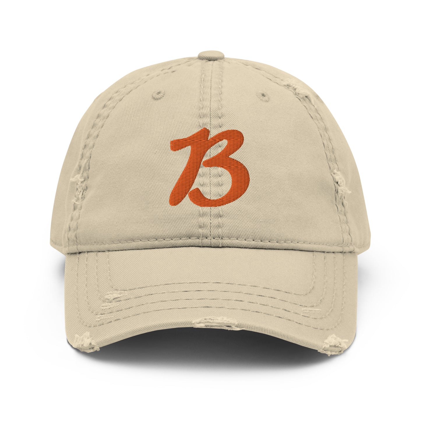 Cursive B - Distressed Hat