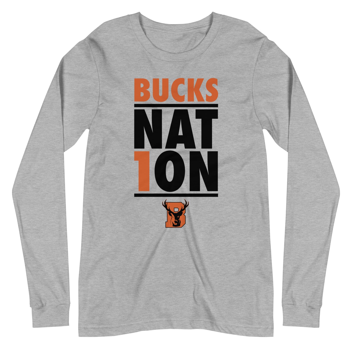 "Bucks Nat1on" - Long Sleeve Tee