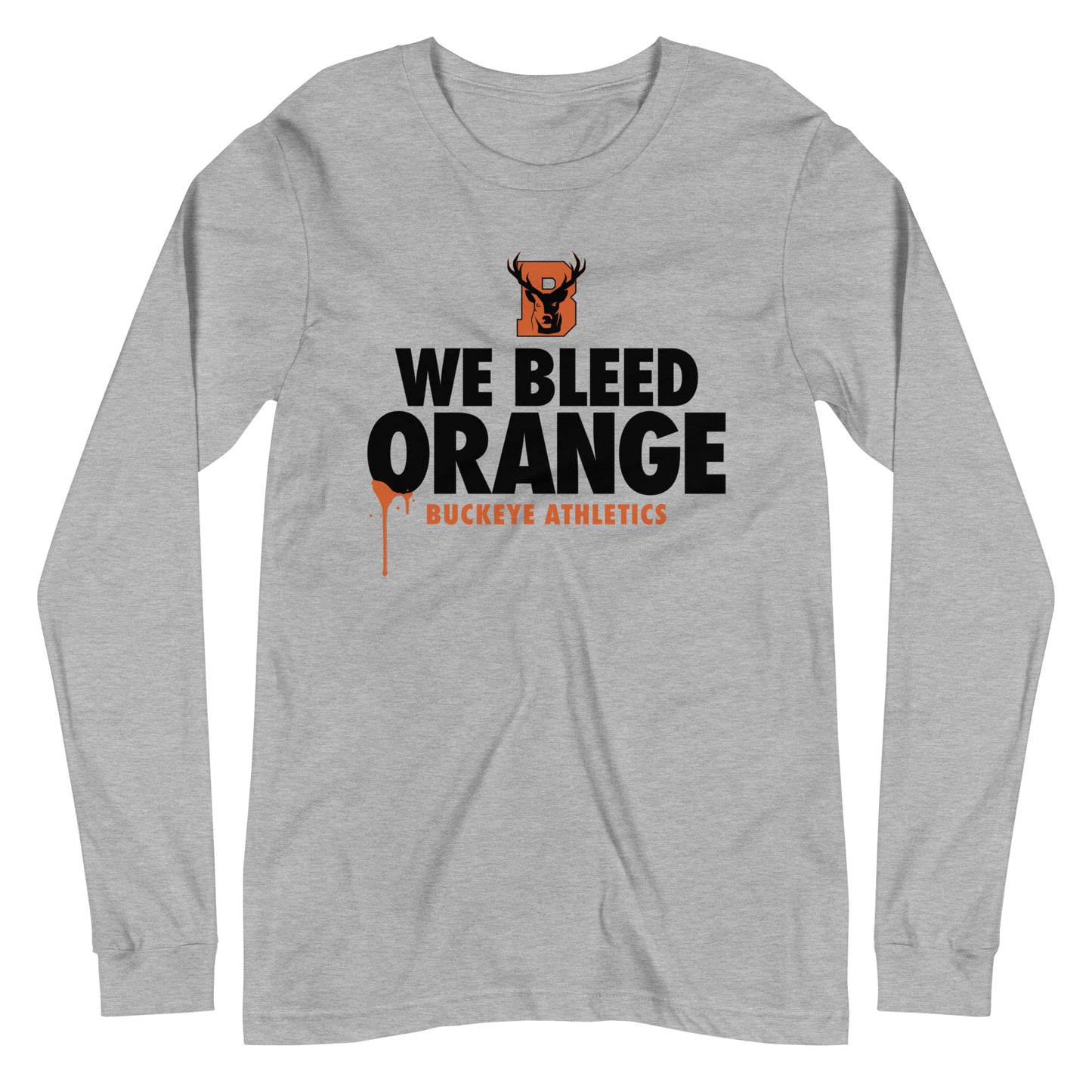 "We Bleed Orange" -  Long Sleeve Tee