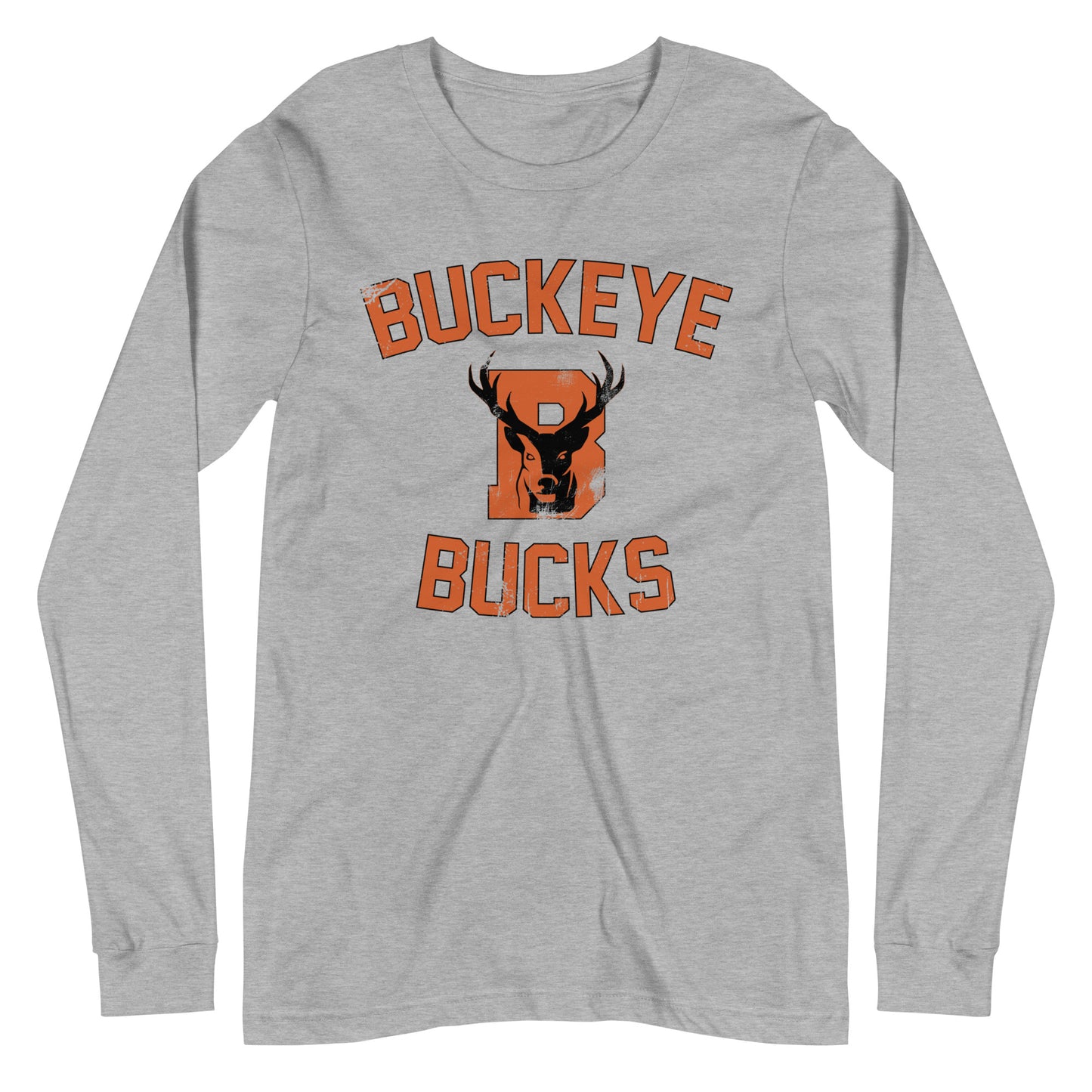 Buckeye Bucks Distressed - Long Sleeve Tee