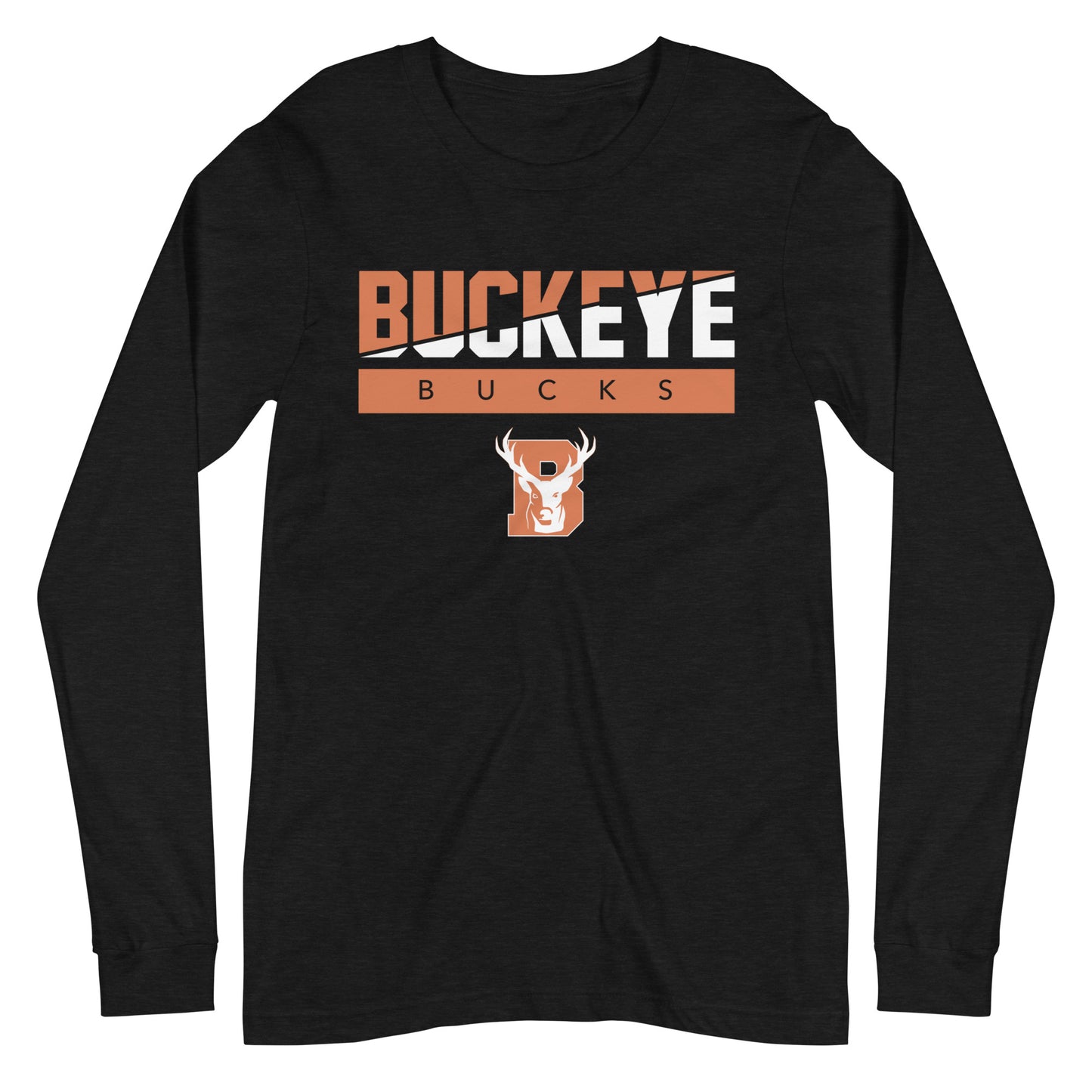 Buckeye Bucks Slant - Long Sleeve Tee