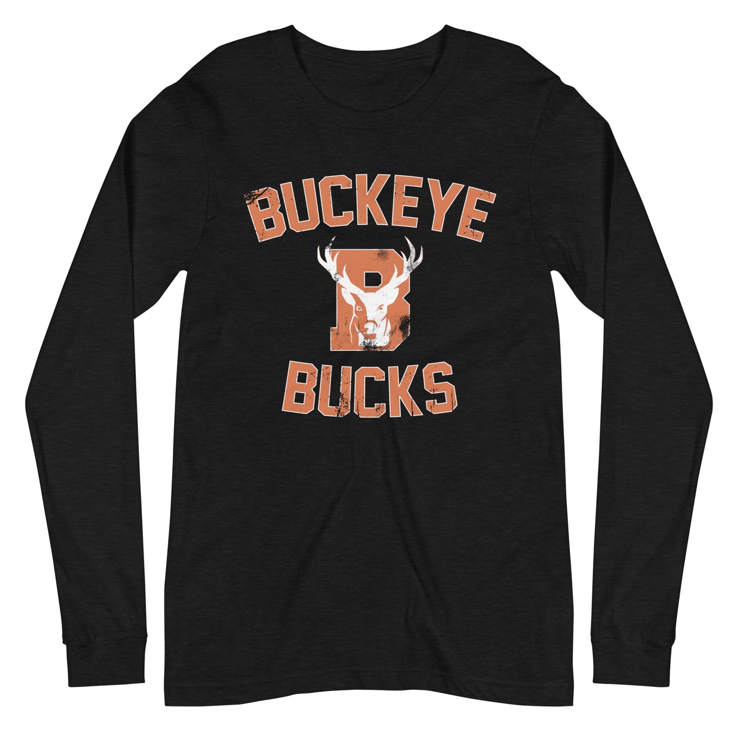 Buckeye Bucks Distressed - Long Sleeve Tee