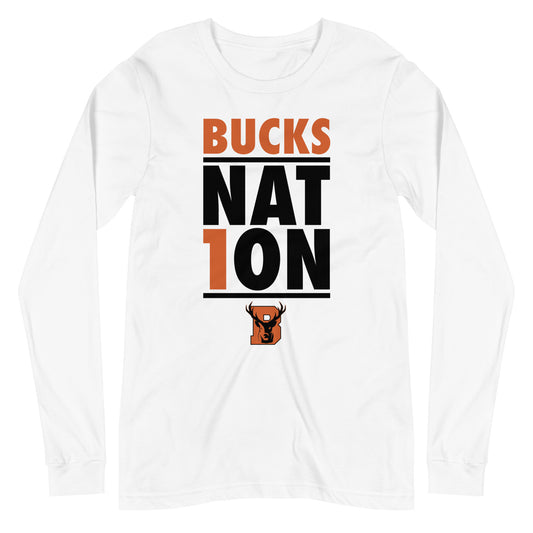 "Bucks Nat1on" - Long Sleeve Tee