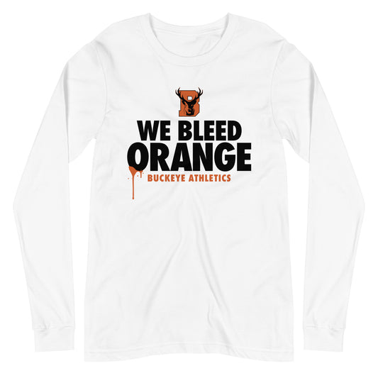 "We Bleed Orange" -  Long Sleeve Tee