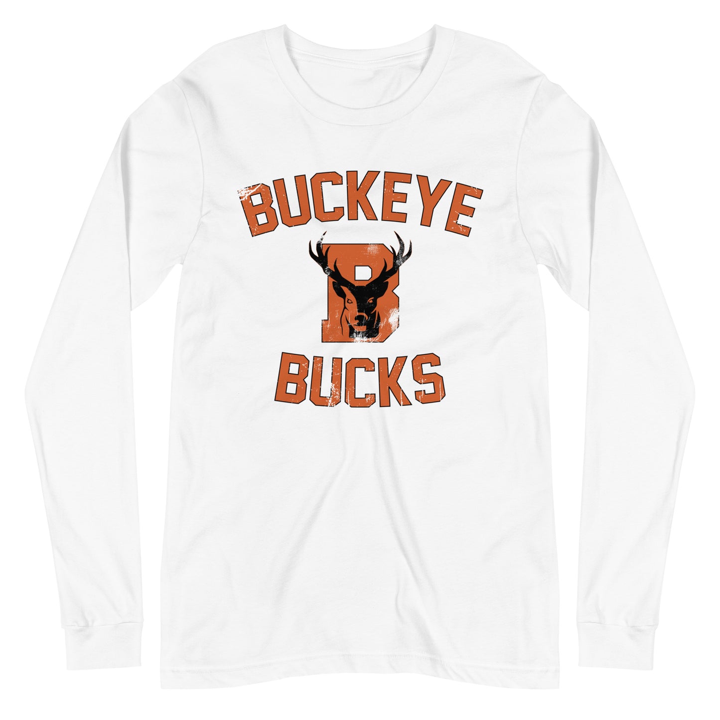 Buckeye Bucks Distressed - Long Sleeve Tee