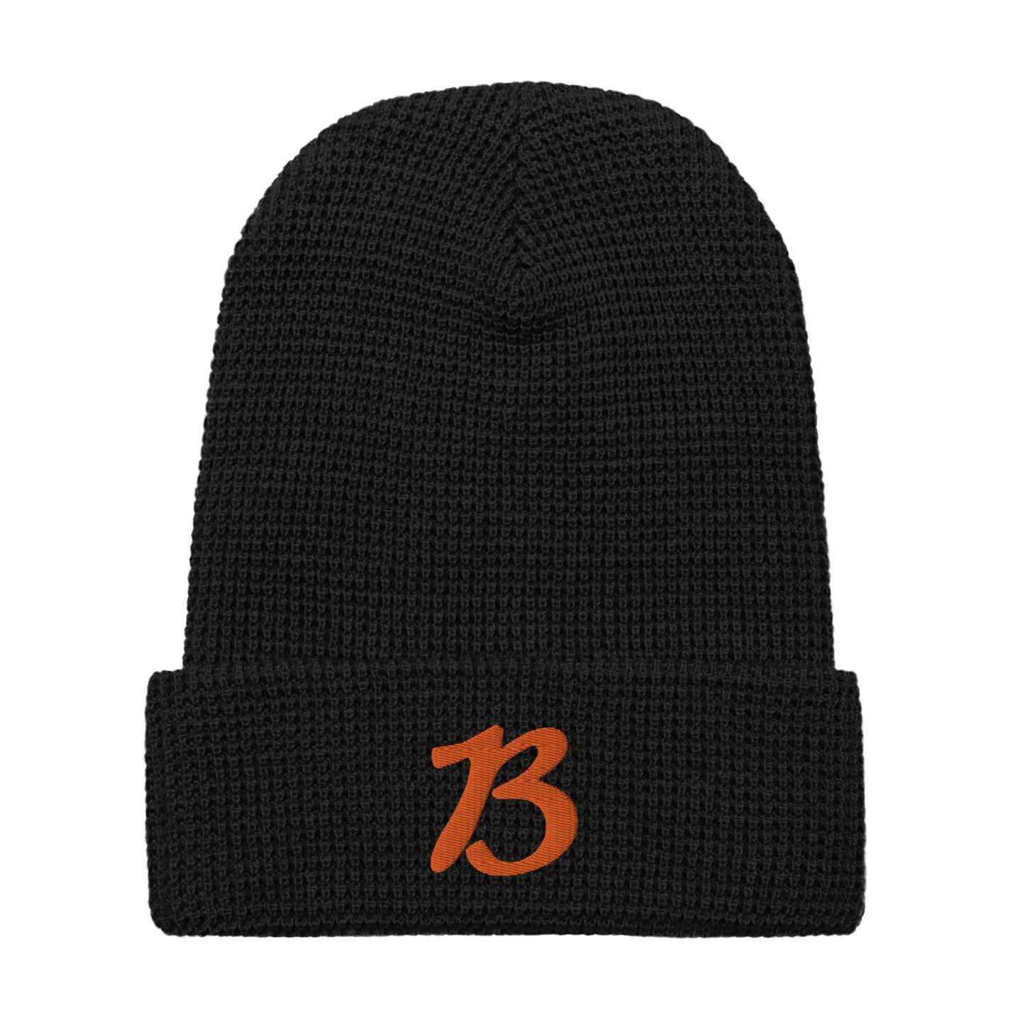 Cursive B - Waffle Beanie