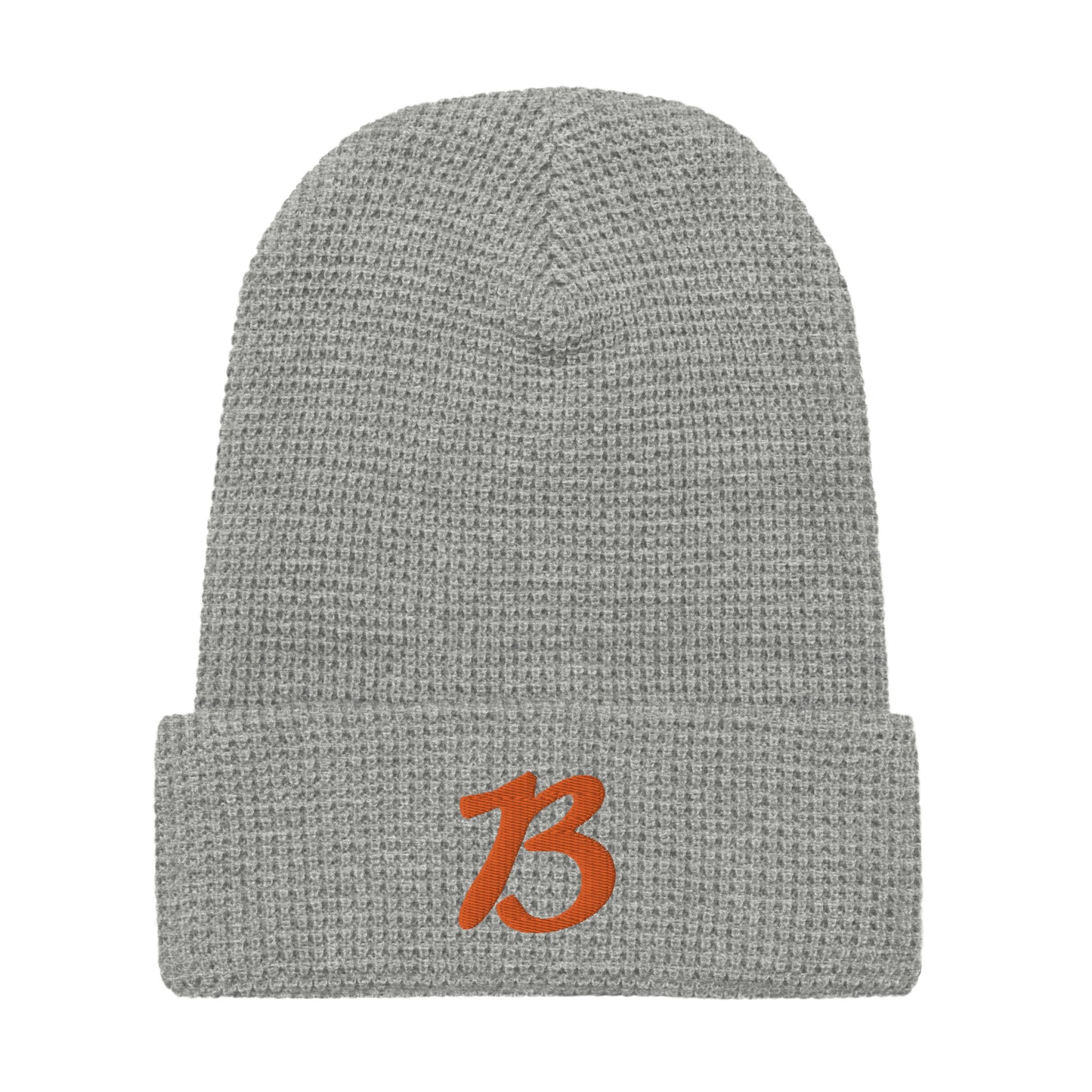 Cursive B - Waffle Beanie