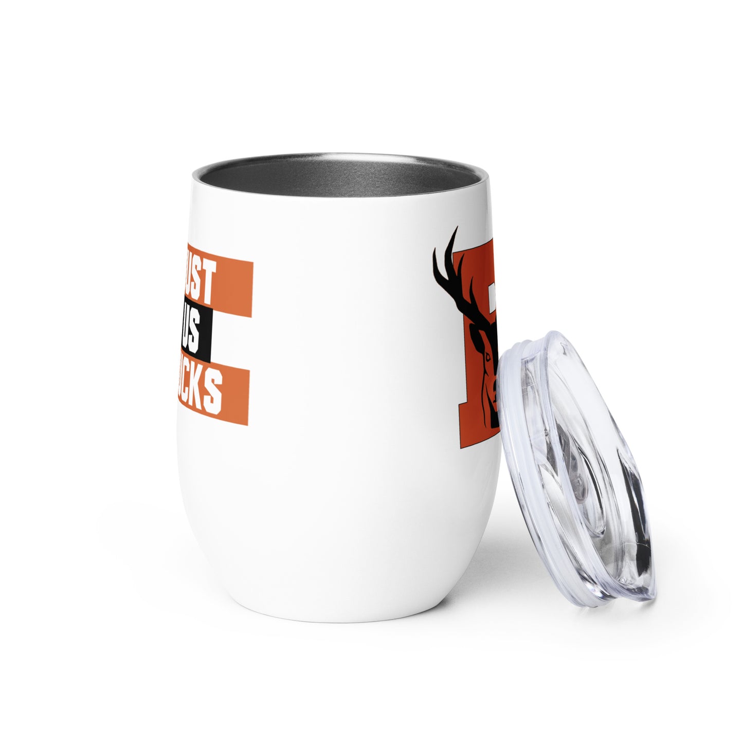 Just Us Bucks - Wine Tumbler