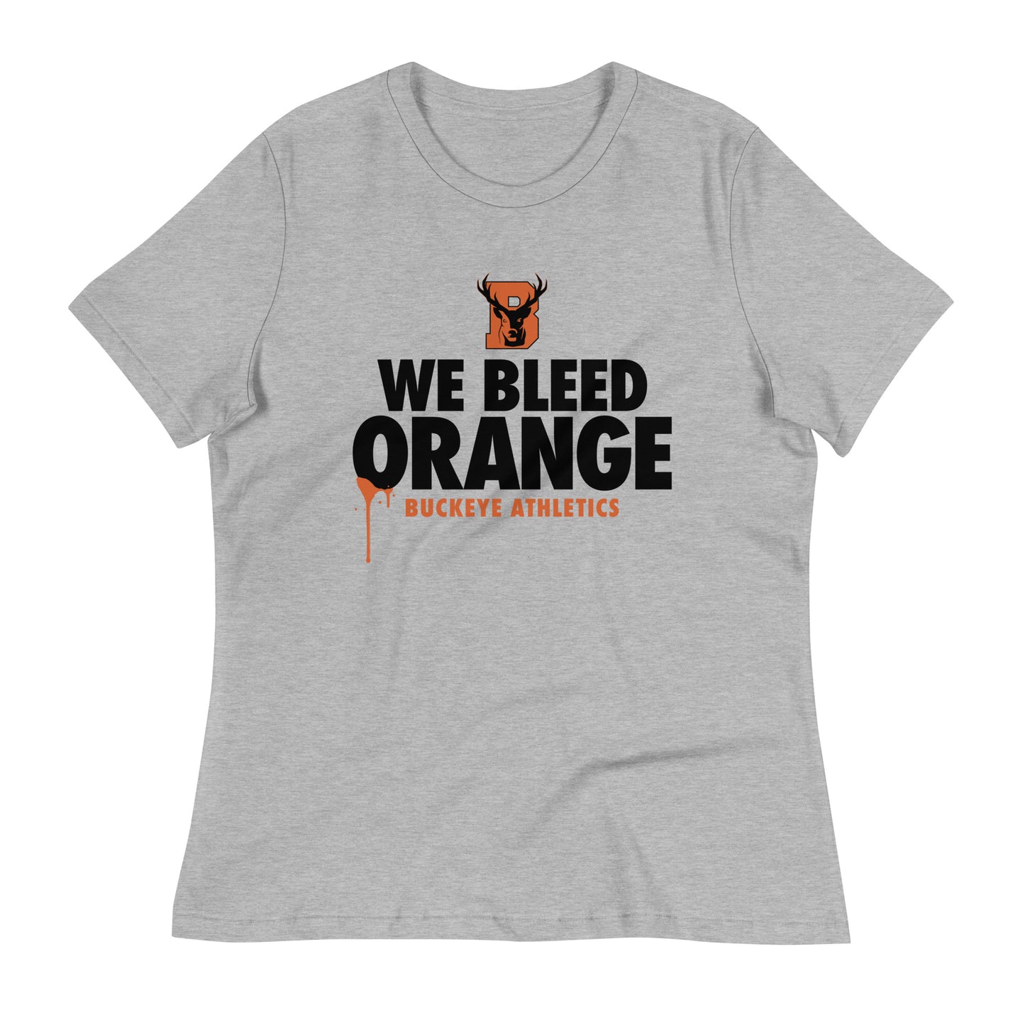 "We Bleed Orange" - Women's Relaxed T-Shirt