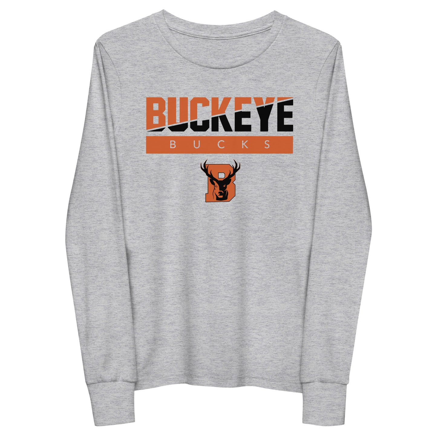 Buckeye Bucks Slant - Youth long sleeve tee