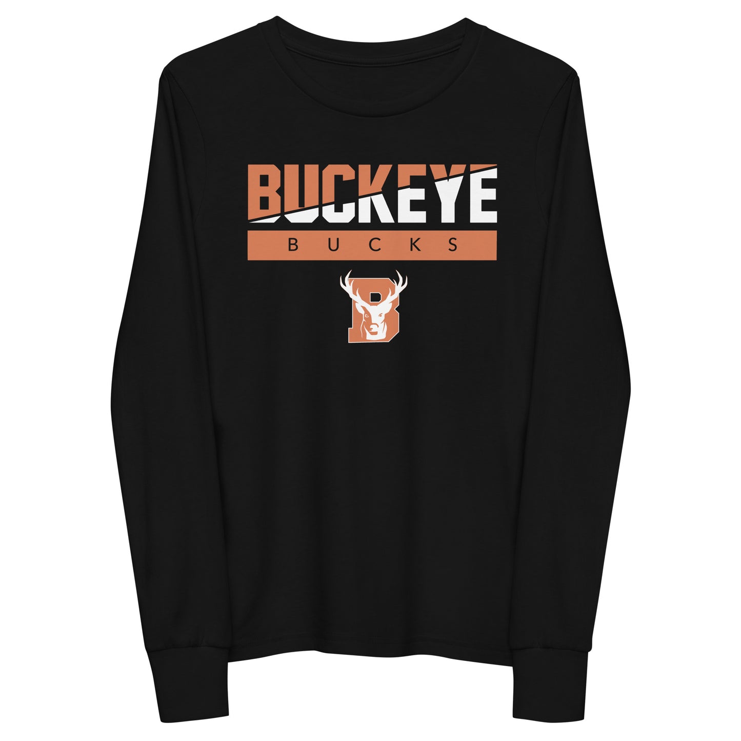 Buckeye Bucks Slant - Youth long sleeve tee