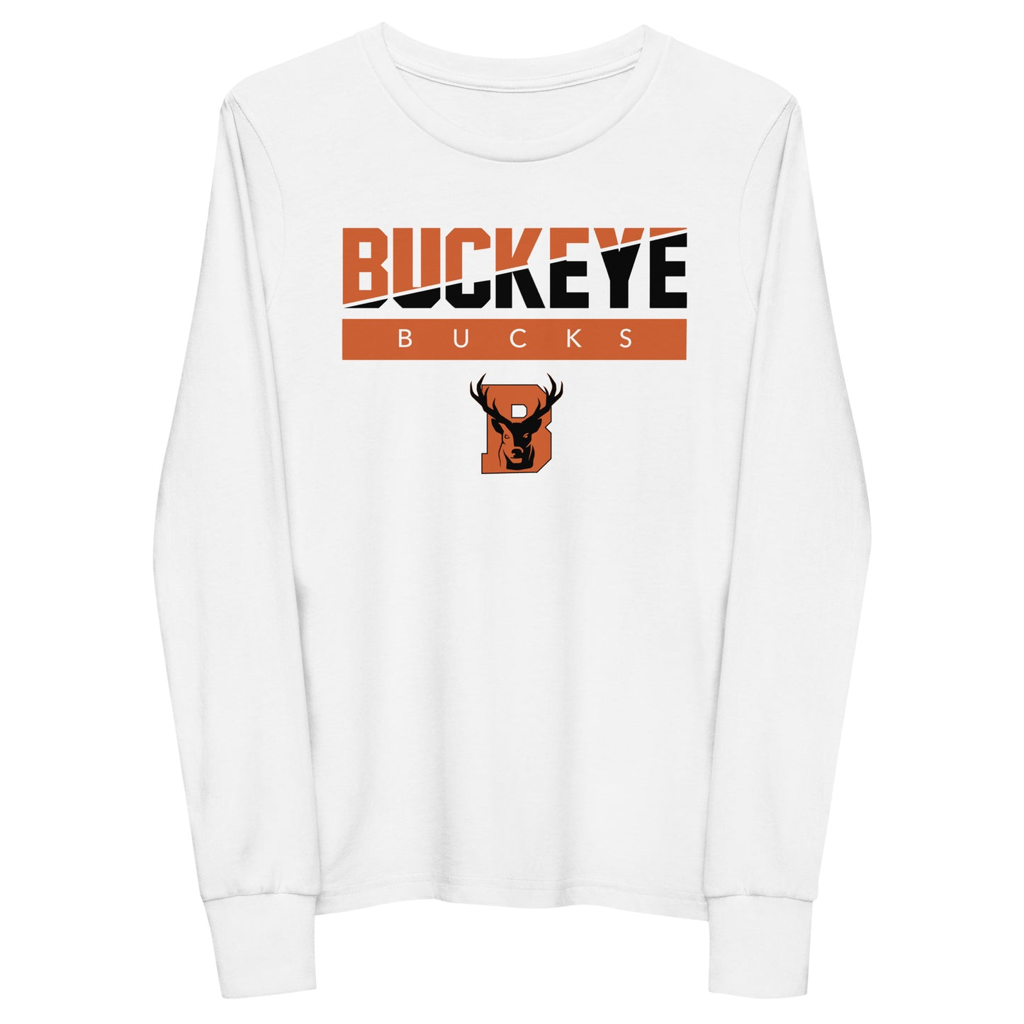 Buckeye Bucks Slant - Youth long sleeve tee